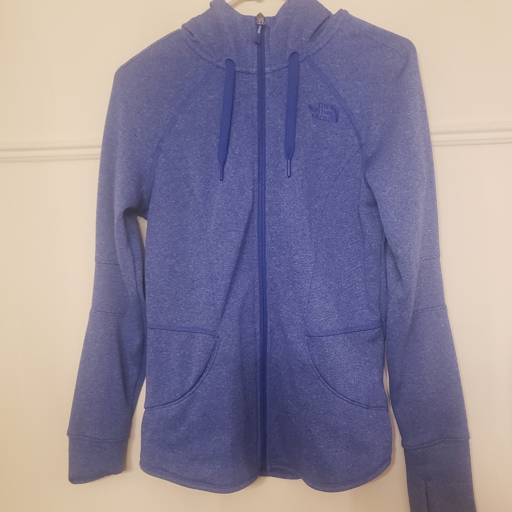 The North Face ladies lightweight hooded zipup Med